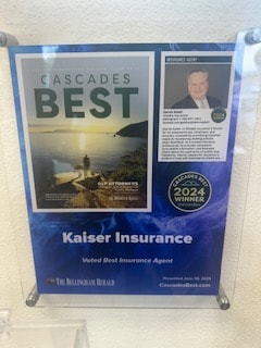 Kaiser Agency — Cascades Best 2024 Award Plaque