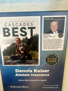 Kaiser Agency — Cascades Best 2025 Award Plaque